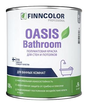 Краска В/Д для кухни и ванной OASIS BATHROOM полуматовая С 2,7 л; Finncolor