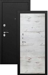 Дверь металлическая АРГУС "3К лайт" 870х2050мм R1,2мм чёрный муар/дуб арктика