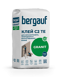 Клей для керамогранита и природного камня Granit 25кг/56; Bergauf (Бергауф)
