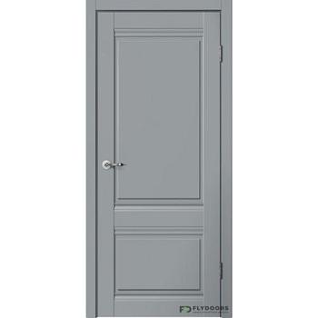 Полотно дверное Fly Doors Estetic E01 эмалит серый ПГ 900мм; Сибирь Профиль