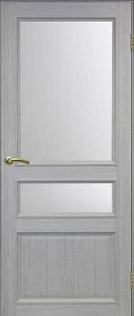 Полотно дверное Тоскана_631.221.90 эко-шпон белый монохром-LACчерный/LACчерный/ОФ1 МДФ-багет