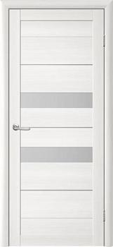 Полотно дверное Фрегат ЕсоТех Тренд Т-4 лиственница белая 800мм стекло матовое