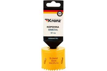 Коронка биметаллическая универсальная 55 мм; Kranz, KR-92-0229