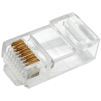 Разъем RJ-45(8P8C) под витую пару UTP CAT 5e пакет 5шт.; PROconnect,  05-1021-3-9