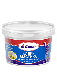 Мастика д/пот.плит и баг. Д-45 3кг Диола