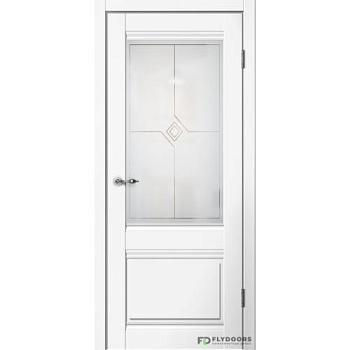 Полотно дверное Fly Doors Estetic E01 эмалит белый ПО 800мм; Сибирь Профиль