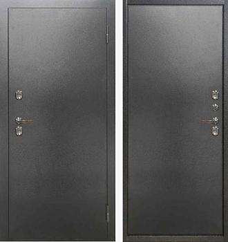 Дверь металлическая с терморазрывом ЮДМ U-ТЕRМО 960х2050мм L серебро антик металл/металл
