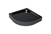 Душевой поддон Classic BLACK N низкий 90х90х16 угол акрил черный; Metakam, АПS_013574
