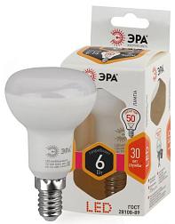 Лампа светодиодная STD R50 6Вт 2700К E14 рефлектор; ЭРА, Б0028489