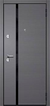 Дверь металлическая Гудзон 1 870х2050мм L графит/белый ясень