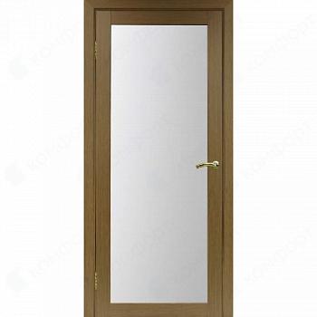Полотно дверное Турин_501.1.70 ЭКО-шпон Орех NL-Зеркало/Орех Эко-шпон NL