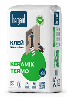 Клей термостойкий Keramik Termo 25кг/56; Bergauf (Бергауф)