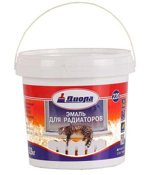 Эмаль для радиаторов  "Диола - 220" 0,9кг