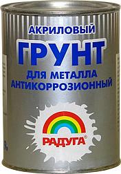 Грунт по металлу антикоррозионный ВДАК Р 0150 черный 0,9 л; РАДУГА