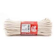 Веревка хлопковая плетеная 6,0 мм 15 м