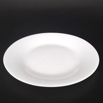 Тарелка стеклокерамическая десертная белая 7" NRP70W; ЛаДина, 2-7