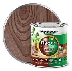 Масло для террас и деревянных полов Здоровый Дом палисандр 0,75л; 0007080