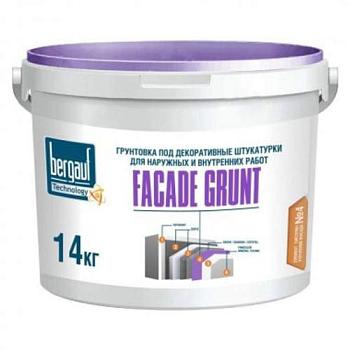 Грунтовка Bergauf Facade Grunt для декоративной штукатурки 14 кг