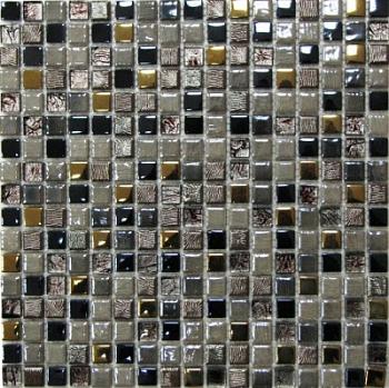 Мозаика стекло-камень SPACE 8х15х15 30х30