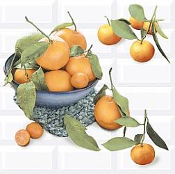 Декор VOGUE Панно ( из 2 шт) Citrus 2 мандарины 40,2х40,5см; Azori, 583012024