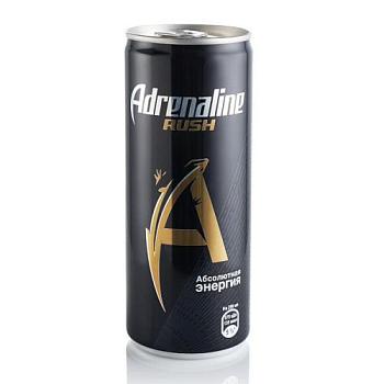 Напиток энергетический Adrenaline 0,25 л ж/б