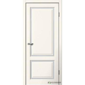 Полотно дверное Fly Doors Estetic E02 эмалит ваниль ПО 700мм; Сибирь Профиль