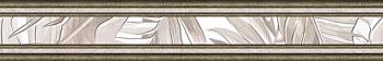 Бордюр Bonita листья, золотой кант 8х50х0,75см; Урал-Керамика, BWU54BNT004