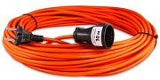 Удлинитель силовой без катушки 1-й 20 м б/з 6 А ПВС 2x0,75; LUX, УС1-О-20