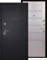 Дверь металлическая Выбор Стайл 960х2050мм R 1,2 мм черный бархат/капучино