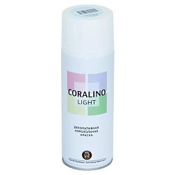 Краска аэрозольная декоративная CORALINO LIGHT 520мл белый иней 200г; CL1010