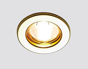 Светильник точечный MR16 50Вт G5.3 золото ; Ambrella, FT9210 GD