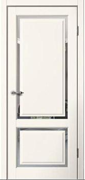 Полотно дверное Fly Doors Estetic E02 эмалит ваниль зеркало 800мм; Сибирь Профиль