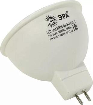 Лампа светодиодная LED smd MR16 4Вт 840 GU5.3; ЭРА, Б0031010