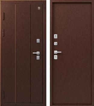 Дверь металлическая С-103 960х2050мм L 1,0мм антик медь металл