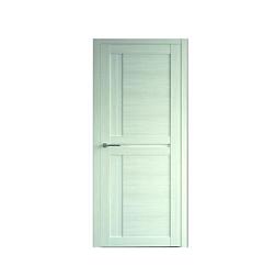 Полотно дверное Фрегат эко-шпон Кельн белый кипарис 800мм стекло белое