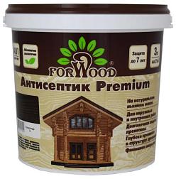 Антисептик на водной основе ВДПФ-1601 FORWOOD палисандр 3л; РАДУГА