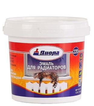 Эмаль для радиаторов  "Диола - 220" 0,6кг