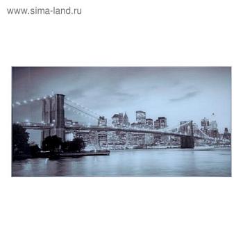 Картина 100х50 см на стекле Мост; С-Л, 1140592