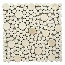 Мозаика керамическая JOY белый 30х30см (чип 19х40х8мм)