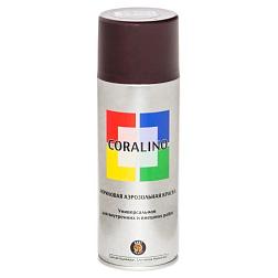Краска аэрозольная CORALINO 520мл шоколадно-коричневый RAL8017 200г; C18017
