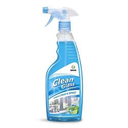 Средство для мытья стёкол,окон,пластика и зеркал GRASS Clean Glass 600мл Голубая лагуна