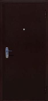 Дверь металлическая Адм Лайт 960х2050мм R 1,0 мм антик медь металл/металл теплая
