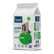 Клей белый для мозайки и прозрачной плитки Mosaik 5кг/6; Bergauf (Бергауф)