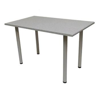 Стол обеденный 1200х700 мм прямоугольный софтформинг ЛДСП22/пластик подстолье белое/Антарес 2430