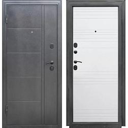 Дверь металлическая Форпост олимп 960х2050мм L серебристый антик/белый софт