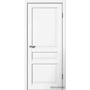 Полотно дверное Fly Doors CLASSIC С3 эмалит белый ПГ 900мм; Сибирь Профиль