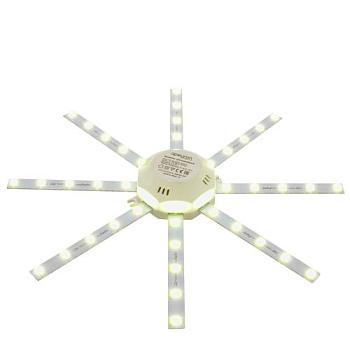 Комплект LED линеек Звездочка 220В 16Вт IP30 1200Лм 3000К д220мм Apeyron; 12-09