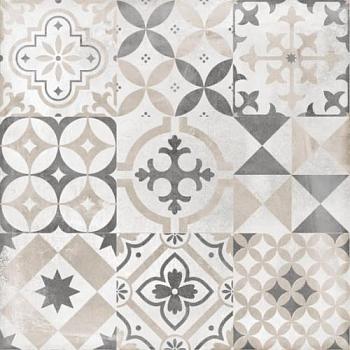 Керамогранит Цемент Стайл орнамент 45х45см 1,62 кв.м. 8шт; LB Ceramics, 7246-0005