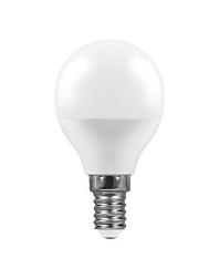 Лампа светодиодная LB-95 16LED 7Вт 230В E14 4000K шар матовый; Feron, 25479