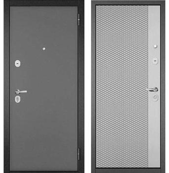 Дверь металлическая Мастино TRUST ECO 159 960 R Антрацит букле/Светло-серый; Бульдорс